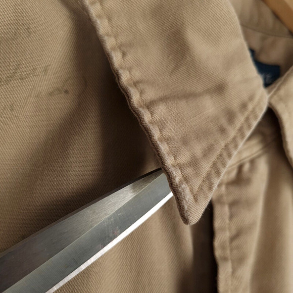 Polo Ralph Lauren Shirt Mens XL Button Up Military Surplus Cargo Aztec Printed - Picture 3 of 16